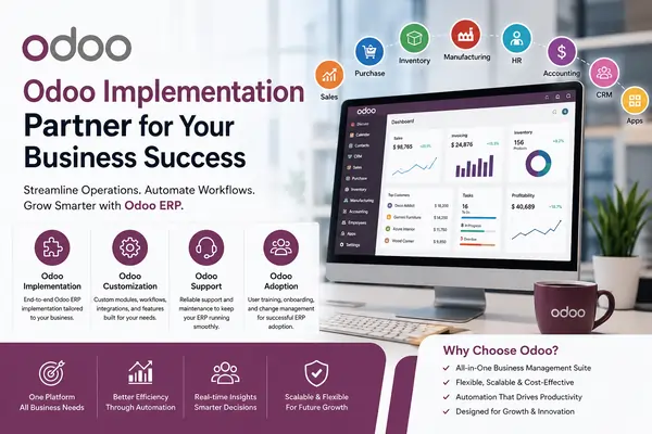 Odoo ERP Implementation in Delhi NCR for Manufacturing, Trading and Service Control