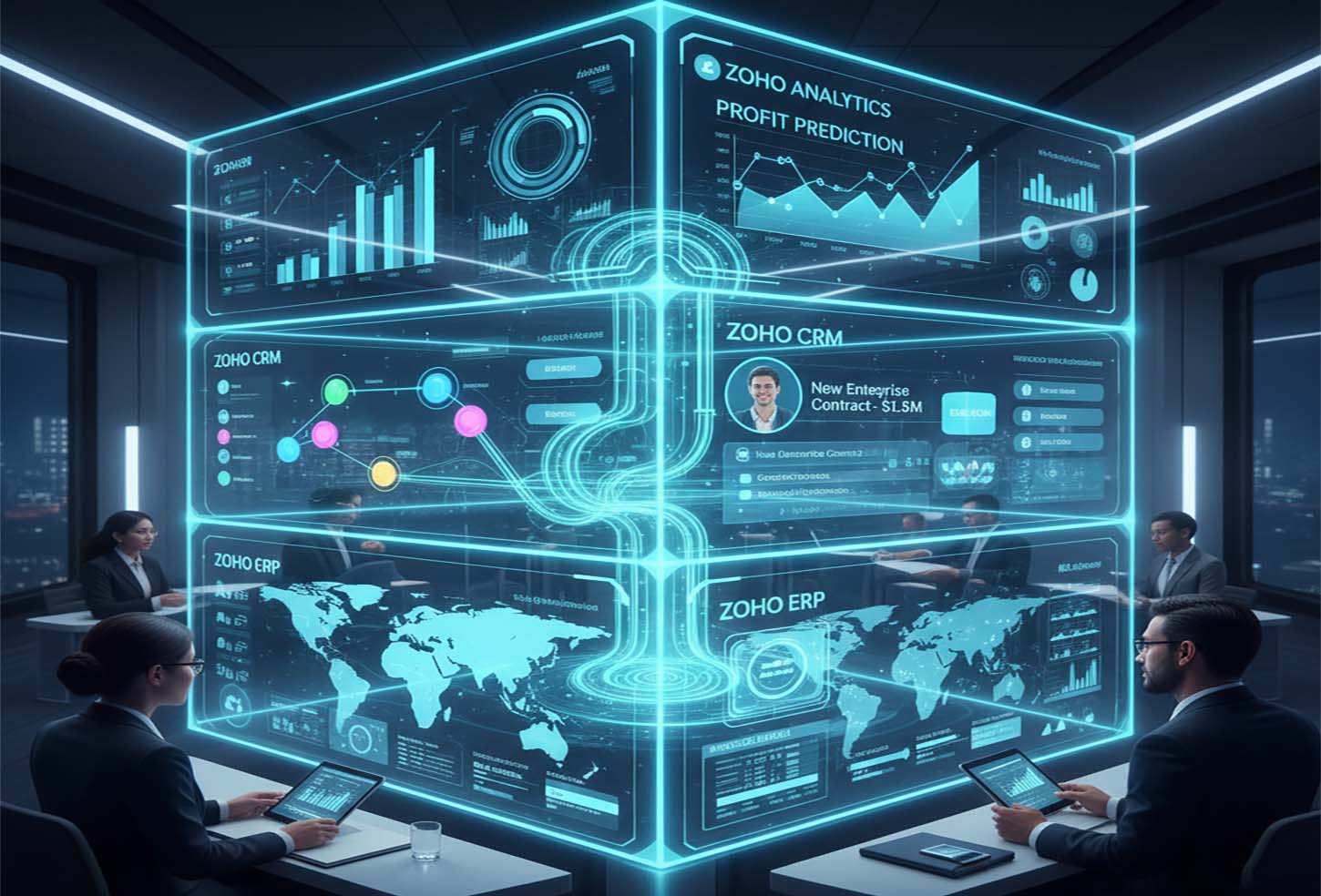 Zoho CRM, ERP and Analytics Blueprint for Customer Journey Reporting